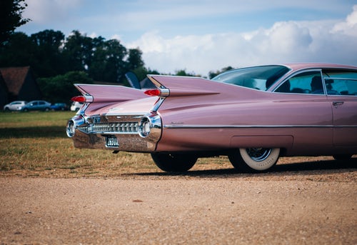 pink car